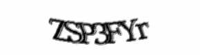 Security check image, please type the characters shown